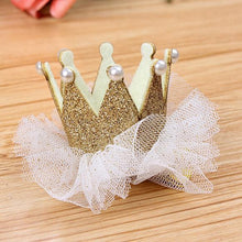 2pcs Cute Baby Kids Girls Princess Crown Hair Band Headband Birds Hair Wear Hair Clips Ribbon Headdress 5 Colors