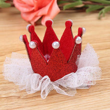 2pcs Cute Baby Kids Girls Princess Crown Hair Band Headband Birds Hair Wear Hair Clips Ribbon Headdress 5 Colors