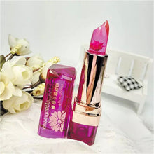 3.5g Black Chrysanthemum Nonstick Cup Lipstick Flower Jelly Temperature-changed Lip Balm Moisturizer Lips Stick