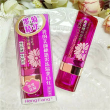 3.5g Black Chrysanthemum Nonstick Cup Lipstick Flower Jelly Temperature-changed Lip Balm Moisturizer Lips Stick