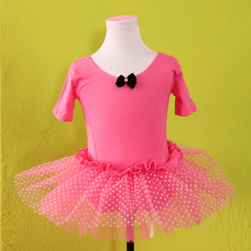 3-8Years Kids Girls Toddler Gymnastics Baby Ballet Tutu Dress Leotard Dancewear