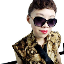 3 Colors Stylish Women Metal Frame Rhinestone Sunglasses Eyewear Glasses