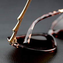 3 Colors Stylish Women Metal Frame Rhinestone Sunglasses Eyewear Glasses