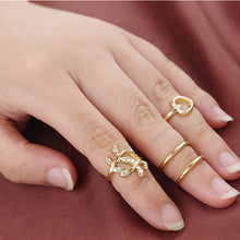 4pcs Cute Urban Crystal Plain Above Knuckle Wedding Party Ring Band Midi Ring Gold Silver Bague Femme