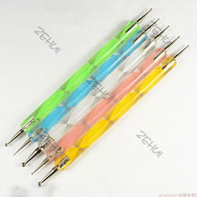 5 Pieces Nail Art Decorations Dotting Pens Tools Set Professional Painting Pen for False Nail Tips UV Nail Gel Polish