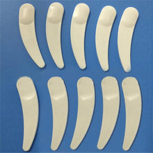 50pcs Mini Cosmetic Spatula Scoop Disposable Mask White Plastic Spoon Makeup Maquillage Tools