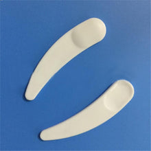 50pcs Mini Cosmetic Spatula Scoop Disposable Mask White Plastic Spoon Makeup Maquillage Tools