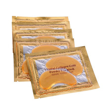 5Pairs 24K Gold Powder Eye Patches Remove Mask Crystal Collagen Anti-Puffiness Dark Circle