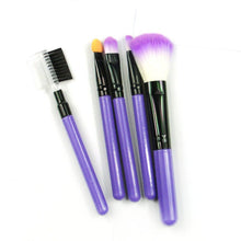 5pcs Makeup Blush Eyeshadow Leopard Brushes Lipstic Cosmetic Make Up Brush Set Tool