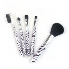 5pcs Makeup Blush Eyeshadow Leopard Brushes Lipstic Cosmetic Make Up Brush Set Tool