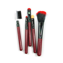 5pcs Makeup Blush Eyeshadow Leopard Brushes Lipstic Cosmetic Make Up Brush Set Tool