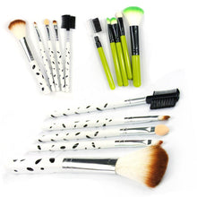 5pcs Makeup Blush Eyeshadow Leopard Brushes Lipstic Cosmetic Make Up Brush Set Tool