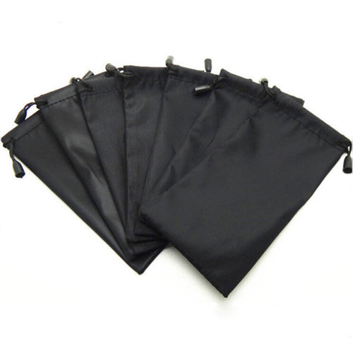 5pcs Special  Black 17*8cm Microfiber Bags Glasses Bag For Sunglasses Mobile Phone Digital Charger