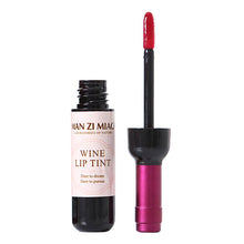 6 Colors Red Wine Bottle Stained Matte Lip Gloss Tint Liquid Lipstick Easy to Wear Non-stick Lipgloss