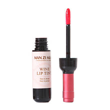 6 Colors Red Wine Bottle Stained Matte Lip Gloss Tint Liquid Lipstick Easy to Wear Non-stick Lipgloss