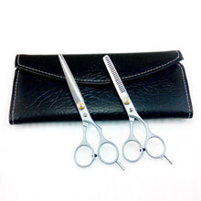 6" Professional Hair Cutting & Thinning Scissors Shears Hairdressing Set + Case Tesoura