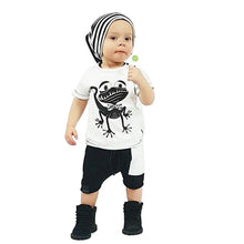 2pcs Baby Clothes Toddler Kids Boys Girls Frog Pattern T-shirt Tops+Shorts Pants Children Outfits Clothing Sets