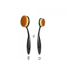 4pcs /2pcs Pro Oval Foundation Cosmetic Makeup Tools Face Powder Foundation Eye Shadow Blusher Toothbrush Shape Brushes