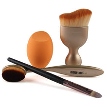 4pcs MAANGE Contour Foundation Brush Kit Makeup Brushes Cosmetic S Shape Cream Powder Blush Makeup Brush Set