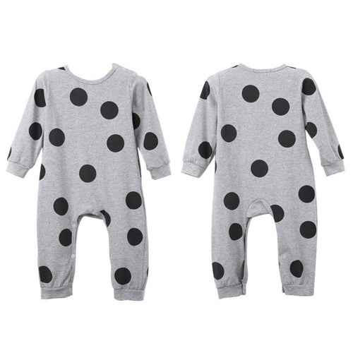 Kids Clothes Cotton Cute Toddler Baby Girls Boys Romper Polka Dot Jumpsuit Children Outfits