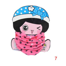 Baby Kids Child Cotton Scarf Little Feet Printing Boys Girls O Ring Scarf Children Collar Child Neck Scarves