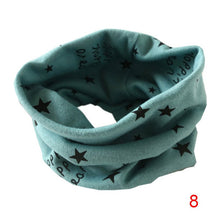 Boys Girls Collar Baby Heart Star Butterfly Scarf Cotton O Ring Neck Scarves Children Outdoor Ring Scarf