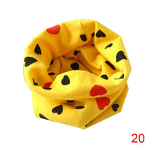 Boys Girls Collar Baby Heart Star Butterfly Scarf Cotton O Ring Neck Scarves Children Outdoor Ring Scarf