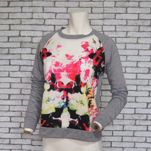 Women Casual Long Sleeve Hoodies Pullover O-neck Floral Print Patchwork Sweatshirts Sudaderas Mujer Plus