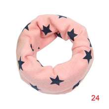 Baby Kids Cotton Scarf Boys Girl Star Printing O Ring Children Collar Child Neckerchief Scarves