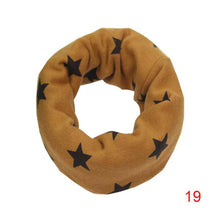 Baby Kids Cotton Scarf Boys Girl Star Printing O Ring Children Collar Child Neckerchief Scarves