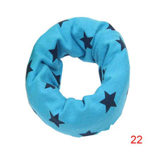 Baby Kids Cotton Scarf Boys Girl Star Printing O Ring Children Collar Child Neckerchief Scarves