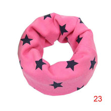 Baby Kids Cotton Scarf Boys Girl Star Printing O Ring Children Collar Child Neckerchief Scarves