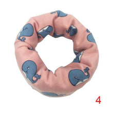 Child Scarf Boys Girls Kids Cute Cartoon O Ring Neckerchief Scarves Toddler Baby Scarf Warm Wear