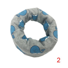 Child Scarf Boys Girls Kids Cute Cartoon O Ring Neckerchief Scarves Toddler Baby Scarf Warm Wear