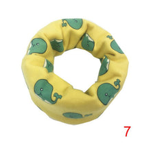 Child Scarf Boys Girls Kids Cute Cartoon O Ring Neckerchief Scarves Toddler Baby Scarf Warm Wear