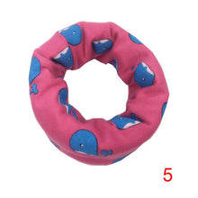 Child Scarf Boys Girls Kids Cute Cartoon O Ring Neckerchief Scarves Toddler Baby Scarf Warm Wear