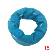 Child Scarf Boys Girls Kids Cute Cartoon O Ring Neckerchief Scarves Toddler Baby Scarf Warm Wear