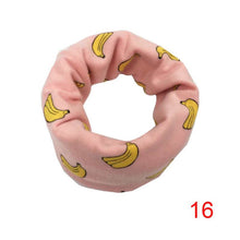 Child Scarf Boys Girls Kids Cute Cartoon O Ring Neckerchief Scarves Toddler Baby Scarf Warm Wear