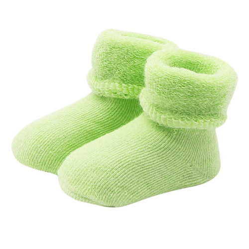 Design Candy Color Socks Lovely Sweet Thicken Warm Children Baby Candy Color Socks