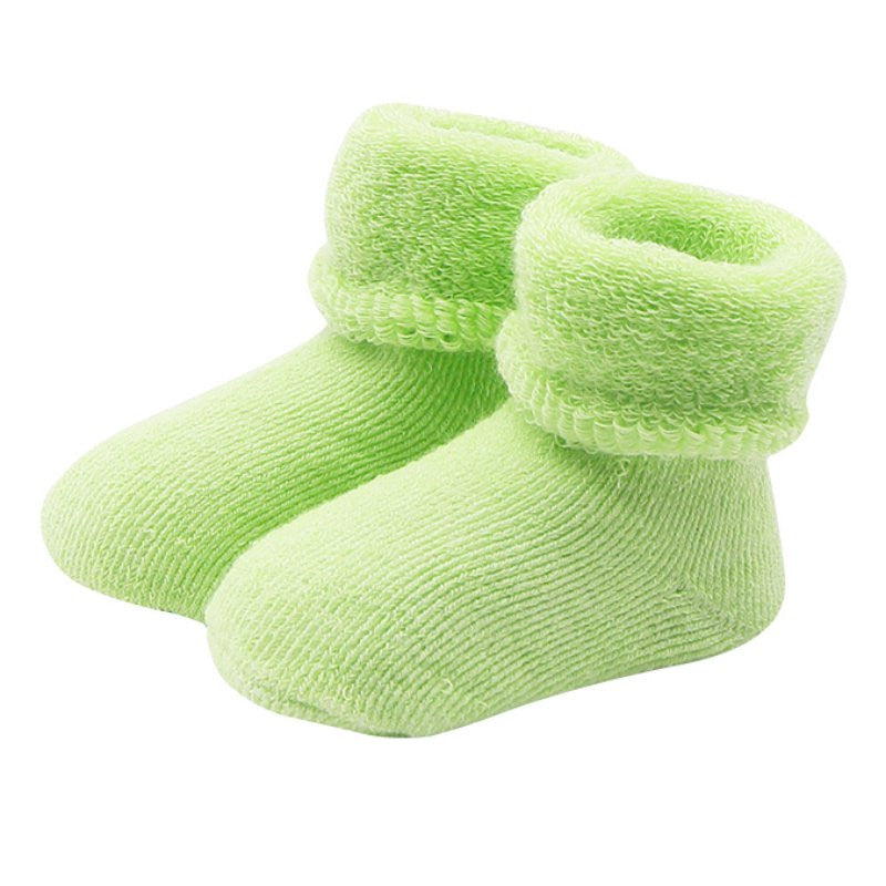 Design Candy Color Socks Lovely Sweet Thicken Warm Children Baby Candy Color Socks