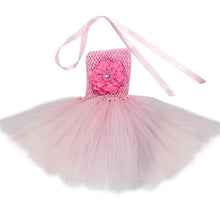 Kids Clothing Dresses For Girls Casual Flower Ball Gown Tutu Birthday Party Dress Solid Baby Children Clothes