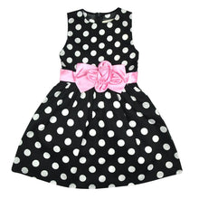 Kids Clothing Dresses Girls Toddler Princess Dress Sleeveless Polka Dots Bowknot Girl Lovely Birthday Party Sundress