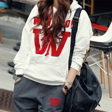 Women Casual Coat+Pants Hoodie Suit Letter Printed Long Sleeve Sweatshirt Blouse Tops Tracksuit Outerwear Y02