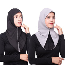 Women Headwear Two Way Use Muslim Chiffon Hijab Cover Islamic Scarf Caps Shawls Headscarf Y09