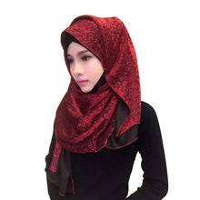 Womens Long Chiffon Muslim Elegant Print Islamic Hijab Maxi Scarf Shawl Soft Wrap Headwear Y03