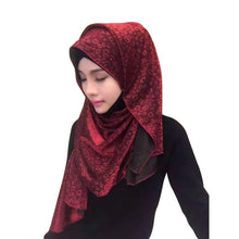 Womens Long Chiffon Muslim Elegant Print Islamic Hijab Maxi Scarf Shawl Soft Wrap Headwear Y03
