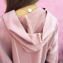 Women Long Sleeve Casual Crop Sweatshirt Pullover Hoodies Tops Y06