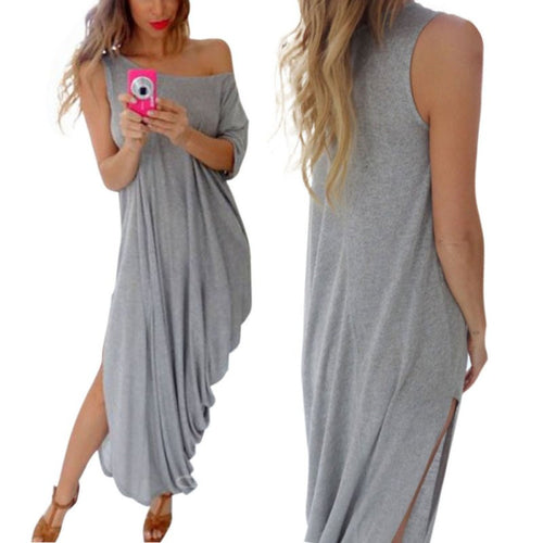 Sexy Women Long Maxi Boho Evening Party Dress Beach Dresses Sundress