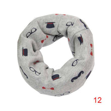 Kids Child Cotton Scarf Baby Scarf 40*20cm Boys Girl O Ring Scarf Children Collar Child Neck Scarf