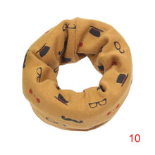 Kids Child Cotton Scarf Baby Scarf 40*20cm Boys Girl O Ring Scarf Children Collar Child Neck Scarf